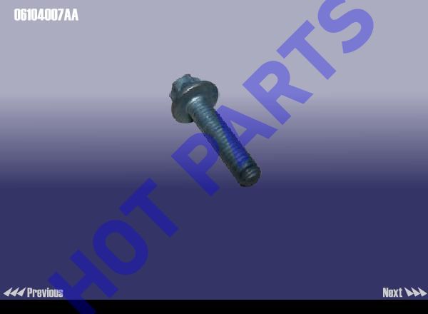картинка BOLT - WATER PUMP COVER  06104007AA