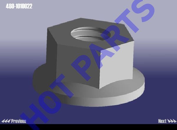 картинка NUT - LOCK (HEXAGON)  480-1010022