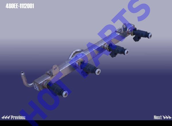 картинка FUEL RAIL WITH INJECTOR ASSY  480EE-1112001