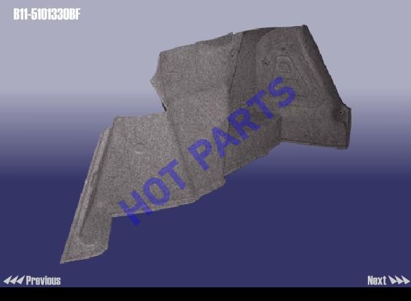 картинка MOULD ASSY - REAR ARCH RH  B11-5101330BF