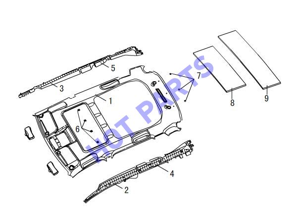 ROOF INTERIOR SHIELD