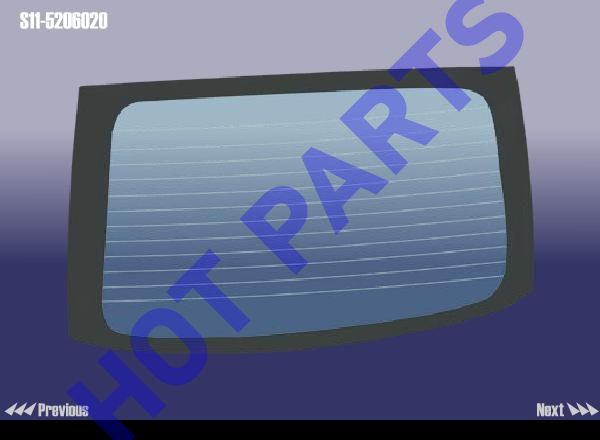 картинка СТЕКЛО ЗАДНЕЕ CH QQ  S11-5206020