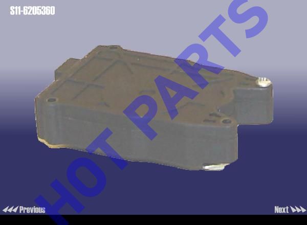 картинка ЭЛЕКТРОПРИВОД ЗАМКА ДВЕРИ ЗАДНЕЙ ПРАВОЙ CH KIMO, QQ, QQ6  S11-6205360