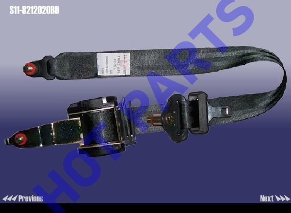 SAFTY BELT ASSY-FR RH